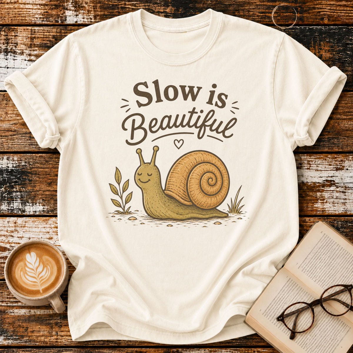 Slow Is Beautiful Vintage T-Shirt | Slow Living Tee | Cozy Nature Shirt